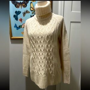 Women's Fjallraven Ovik Cable Knit Pullover Sweater - small